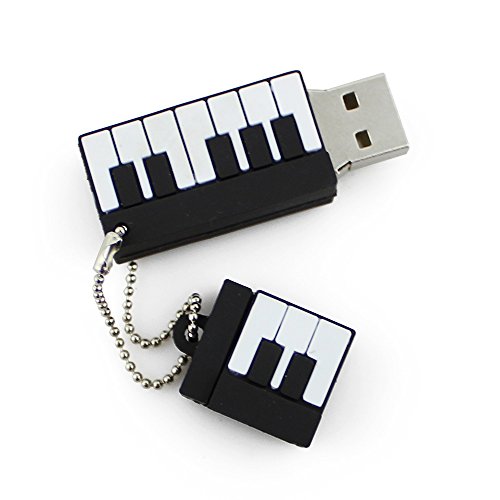 Chuyi Music Series Novelty Piano Shape 32Gb Usb 2.0 Flash Drive Storage Pen Drive Cute Thumb Drive Cartoon Memory Stick U Disk Jump Drive With Cap Gift #TOP4