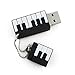 CHUYI Music Series Novelty Piano Shape 128GB USB 2.0 Flash Drive Storage Pen Drive Cute Thumb Drive Cartoon Memory Stick U Disk Jump Drive with Cap Gift