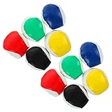 Milisten 10 Stück Teiliges Mini Jonglierbälle und Wurf-sandbeutel Leichte Bunte Beanbags mit Verstärkten Nähten Sicher für Altersgruppen für Indoor Outdoor-wurfspiele Fördert Koordination
