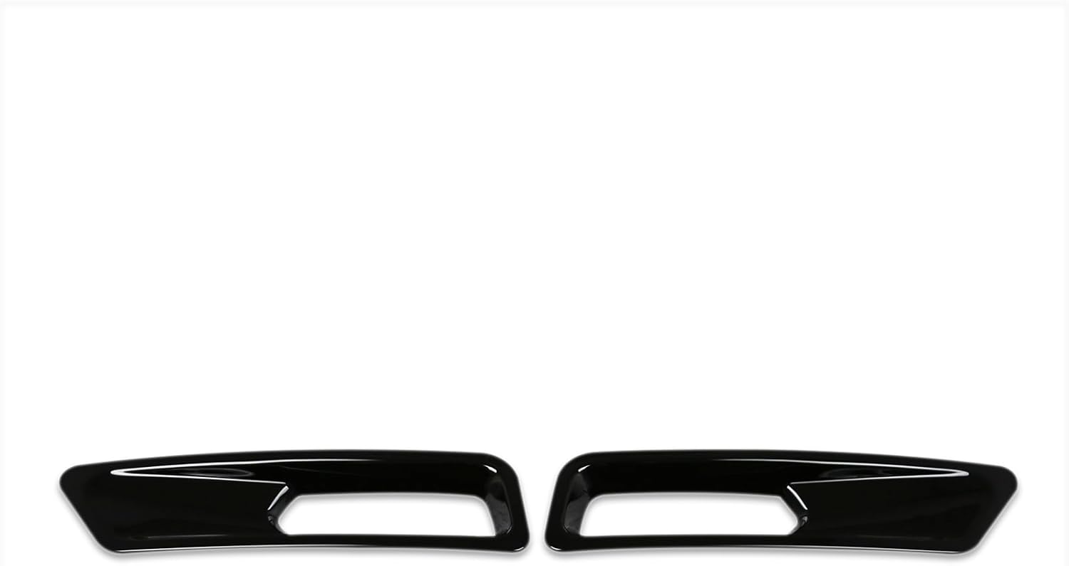 Beautost Fit For Honda New Pilot 2025 2026 Rear Fog Light Cover Trims (Piano Black)