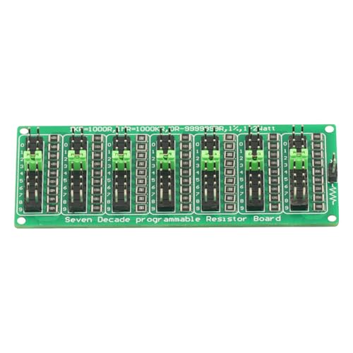 programmable resistors seven decade programmable resistor resistance board module 1r - 9999999r step 1r 1 12 watt