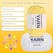 WSICSE 8x50g Beginner Crochet Yarn, Cotton Yarn for Crocheting Easy-to-See Stitches Chunky Thick Soft Yarn for Beginners Crocheting Kit Easter Decorations