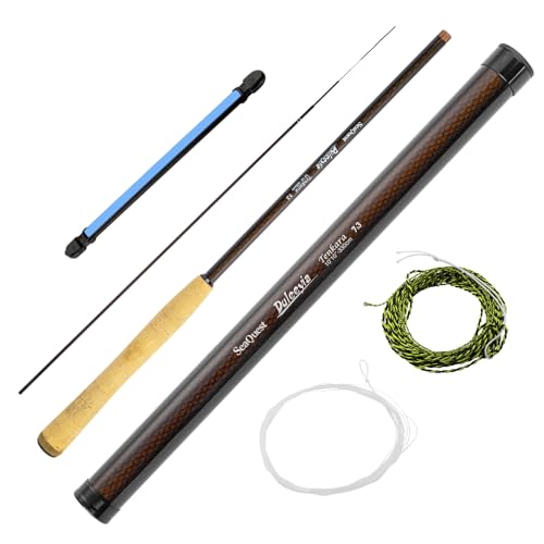 SeaQuest Duleeyia - Caña de pescar Tenkara 7:3 7:3 Duleeyia 10'25.4 cm, 330 cm