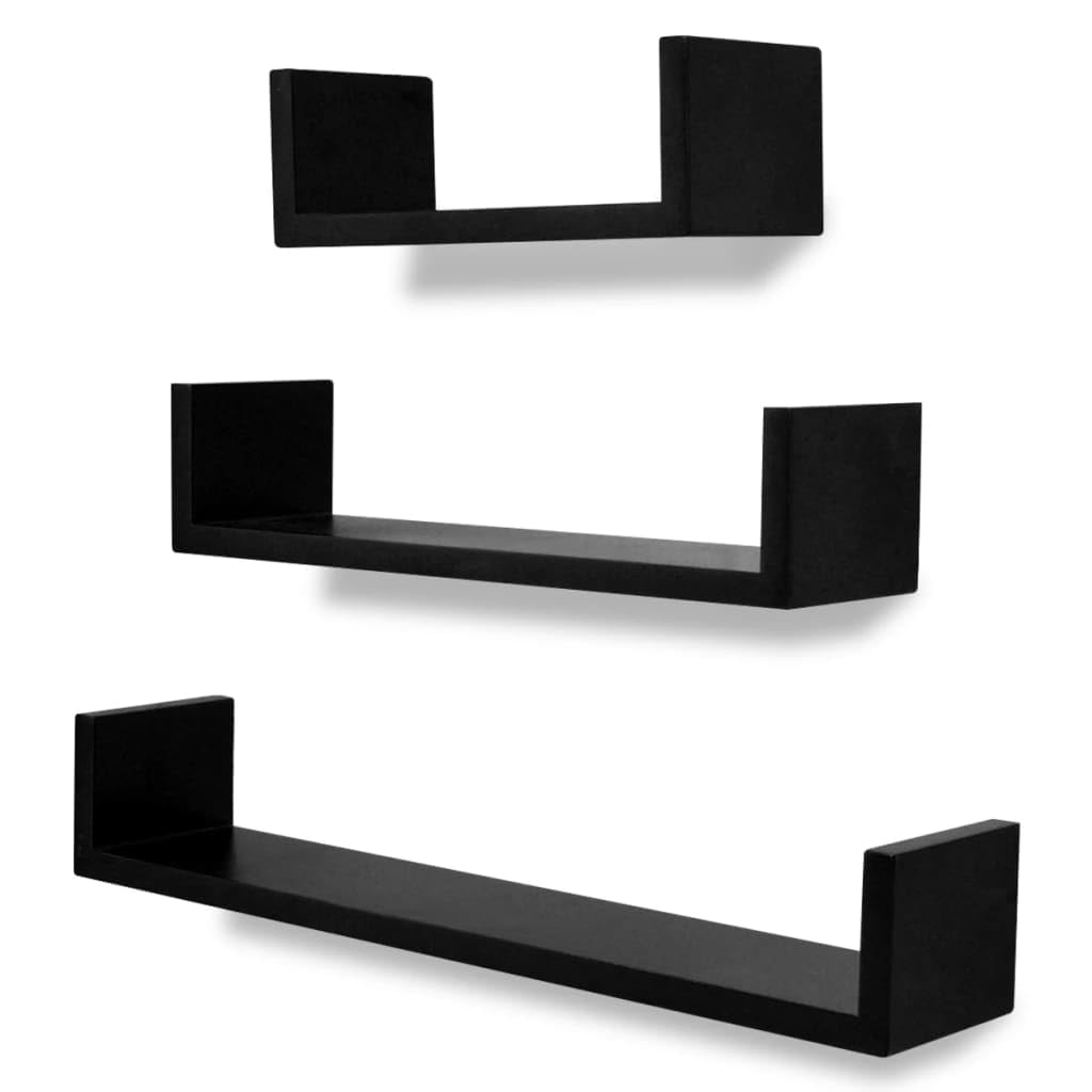 6 estantes de pared de madera MDF mate, soporte invisible para baño, dormitorio, salón, oficina, decoración y almacenamiento, versátiles