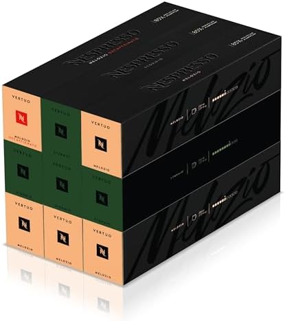 Nespresso Vertuo Coffee Pods, 90 Mixed Pack - 40 Melozio, 40 Stor...
