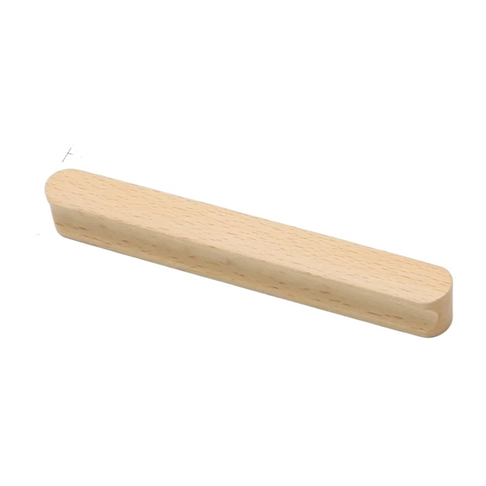 LADFRTYU Wooden Handles 2pcs Cabinet Door Wooden Handle Wardrobe Bow Shaped Drawer(230x20x18mm-A)