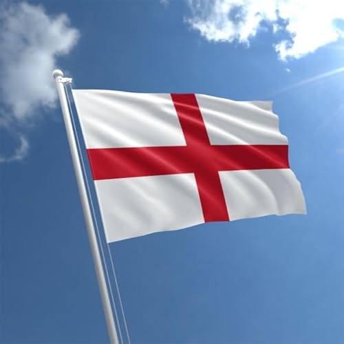 Premium England Flag 5x3 FT – Durable St George’s Cross Polyester with Brass Grommets | Outdoor & Indoor British Flag for Football, Events & Home Decor - Image 3