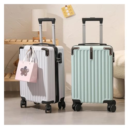 18 Inch Lightweight Student Password Travel Suitcase Small Luggage Male Universal Wheel Female Boarding Trolley Case(Pink)3