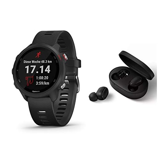 Garmin Forerunner 245 Music – GPS klocka/smartwatch med musikfunktion – inkl. Bluetooth-headset – svart