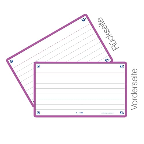 Fiche Oxford 80 flashcards FLASH 2.0 7 A7 250 gm² - vue 4