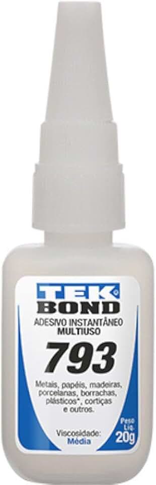 Adesivo Instantâneo 793 20g Blister Incolor