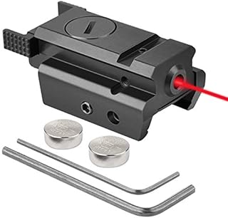 EZshoot Red Dot Laser Sight Tactical 20mm Standard Picatinny Weaver Rail for Pistol Handgun Gun Rifle