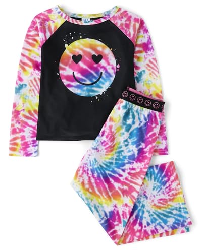 The Children's Place Girls' Long Sleeve Top and Pants,2 Piece Pajama Set