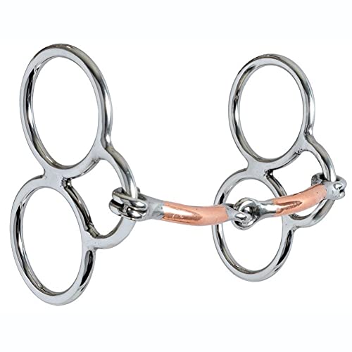 Reinsman 374 Gentle Guide 2-Piece Smooth Snaffle Bit - Stage B #TOP1