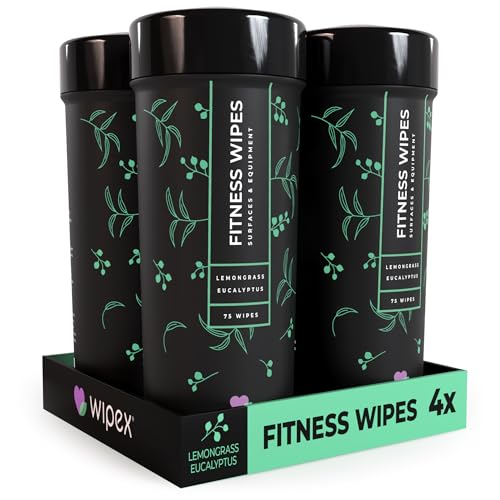 Lingettes Natural pour matériel de fitness Wipex afin d'éliminer les odeurs de sueur sur tapis