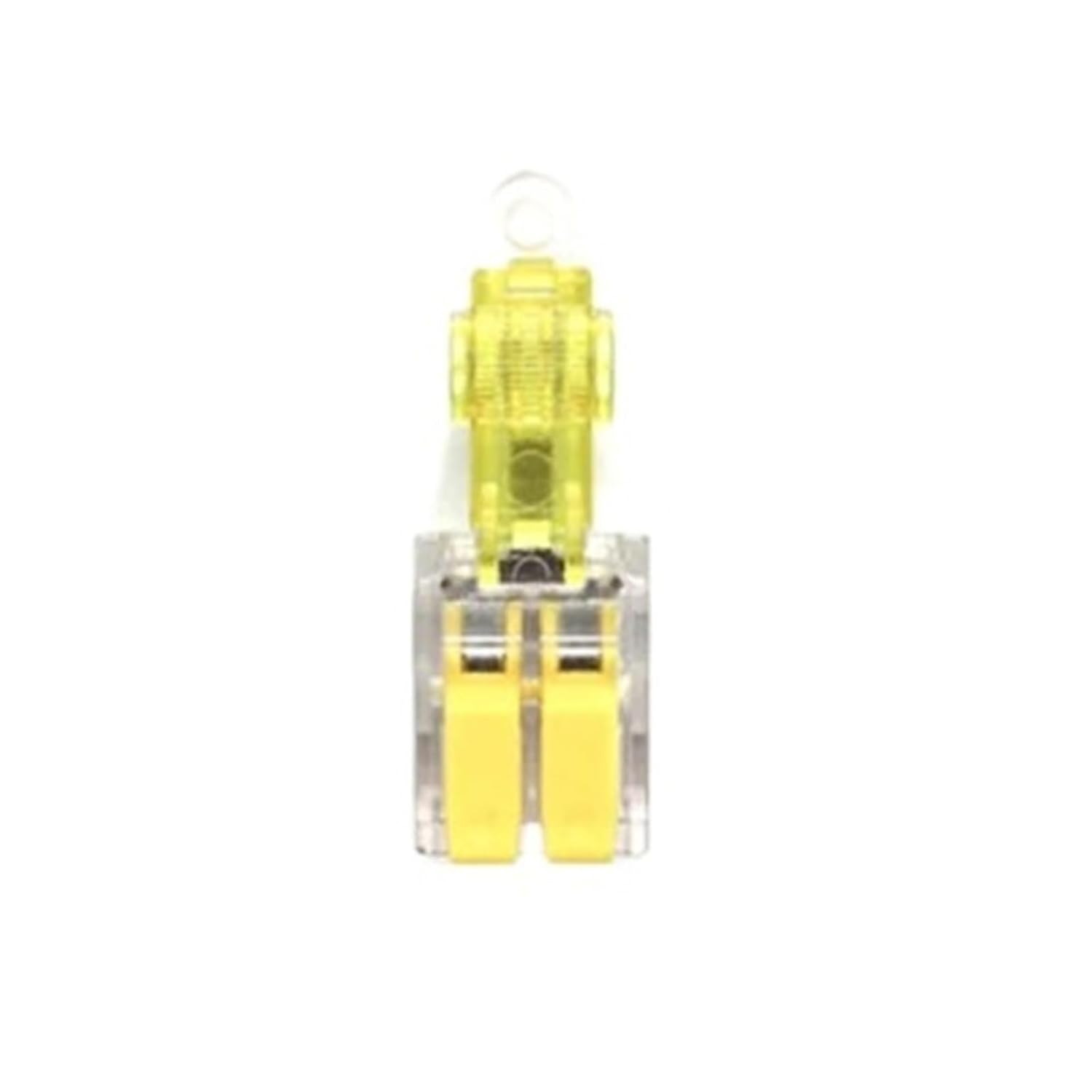 50PCS Wire Connector 2/3 Pin Self-Locking Push Type Quick Connection Terminal Electrical Crimp Block Splice Cable(CH-2)
