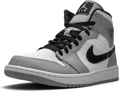Tênis botinha cano alto Air Jordan retro cinza/branco (34 ao 43)