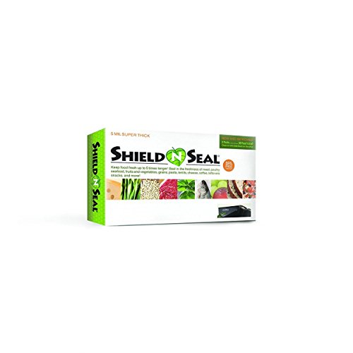 ShieldNSeal Vacuum Seal Rolls (Black and Clear, 11" x 19.5') - Thumbnail 2