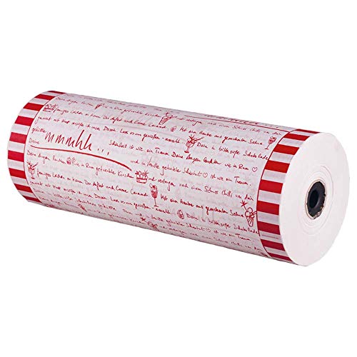 Wertpack EIS-Einschlagpapier mmmhhh Korallenrot Kraftpapier weiß 50 cm breit 7 kg, 1 Rolle(n) Cover