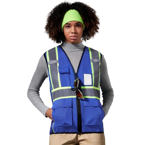 Image of AYKRM 11 color Ladies High Vis Reflective Safety Vest for Women
