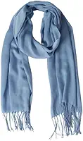 Cachecol Echarpe Feminina Lisa com Franja 170x65cm Toque Macio, Ideal para Outono Inverno e Meia Estação