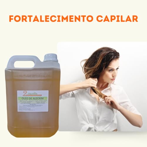 Óleo de Alecrim 5 Litros para Crescimento Capilar – Tratamento Natural 100% Puro