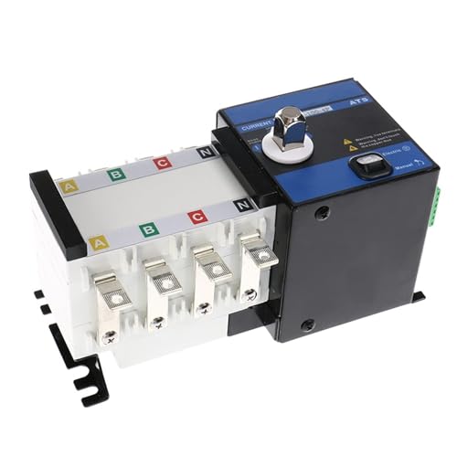 Interruptor de transferencia automática de 4 polos con cambio manual para sistemas de 400V