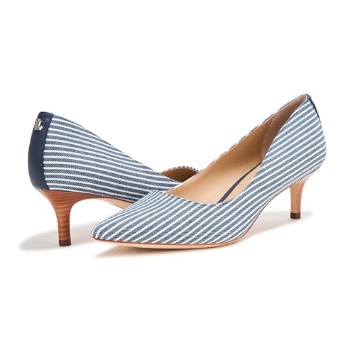Lauren Ralph Lauren Women's Adrienne Striped Canvas Pump3