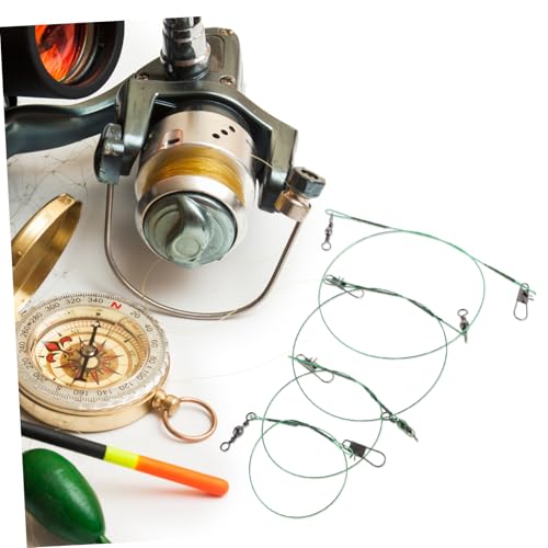 Cañas y accesorios Abaodam líderes de alambre para pesca miniatura 6