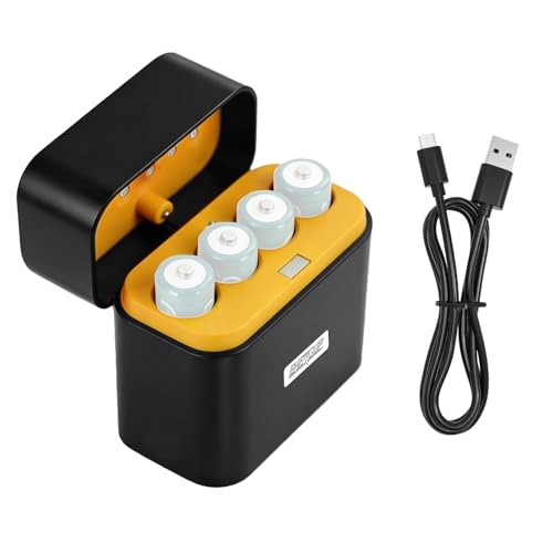 Chargeur rapide 18W USB-C intelligent avec 4 emplacements AA AAA isolés