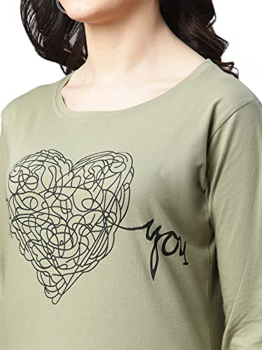 Image of OM SAI LATEST CREATION Women's Plain Lycra with Plain Design on HaOSLC-Sleeve Regular Fit Office wear,Casual wear Top