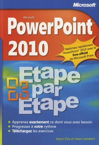 PowerPoint 2010 - Étape par Étape: Étape par Étape [French] 2100551159 Book Cover