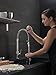 Delta Faucet Trinsic Pro Single-Handle Spring Spout Touch Kitchen Sink Faucet with Pull Down Sprayer, Touch2O Technology and Magnetic Docking Spray Head, Chrome 9659T-DST