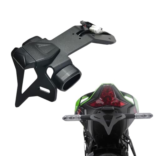 Support de plaque d'immatriculation arrière moto ZX10R 2022 2023 avec LED