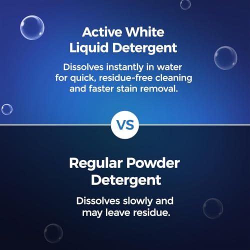 Image of Active White Ultra Liquid Detergent - 10L Mega Jar | Lavender Fragrance | Powerful Stain Remover | Suitable for Front Load & Top Load Washing Machines & Bucket Wash | Gentle on Clothes