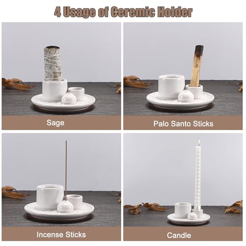 Oganazi JMUS00044 Ceramic Incense Burner Holder thumb #4