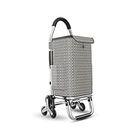 Trolley Per La Spesa Pieghevole Vertical Studio, 35L, Telaio In Alluminio, Ruote Stabili, Borsa Rimovibile, Portata 25 Kg, Blu Royal - 2