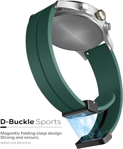 Image of IIK COLLECTION 22mm Silicone Strap for Smart Watches | Combo Pack Compatible With Noise, Fireboltt, Boat Xtend, Pebble, Boat Flash, Noise Color Fit, Ultra Smart Watch & All Watches