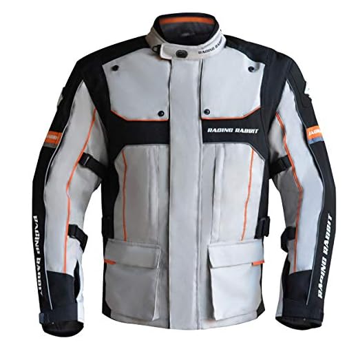 Jaqueta Motociclista Impermeável Parka - DAKAR - Racing Rabbit (M)