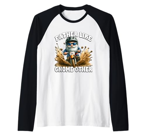 Funny Dirt Bike Dad Saying And Father Pun For Motocross Dad Camiseta Manga Raglan