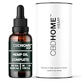 CBHOME Oils - Aceite de Semilla de Cáñamo Max 40% - 50 ml - Base de Coco y Semilla de Cáñamo Ecológico - Prensado en Frío - Sin Aditivos ni Disolventes - 100% Vegetal - Certificado Ecológico UE