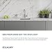 Elkay Quartz Classic ELG1616WH0 White Single Bowl Dual Mount Bar Sink