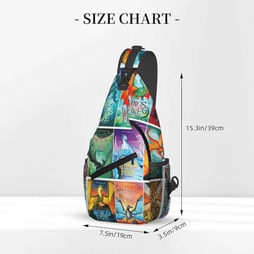 Wings Of Fire Sling Backpack Crossbody Sling Bag, Shoulder Bag Chest Bag Daypack Fanny Pack Cross Body Bag For Women Men3