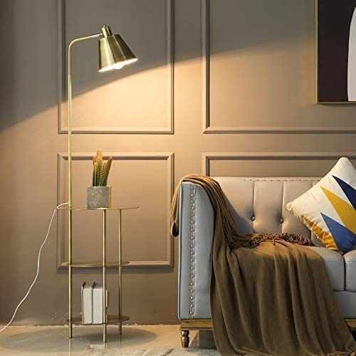 Protección ocular y alto lumen en lámpara de pie LED 4
