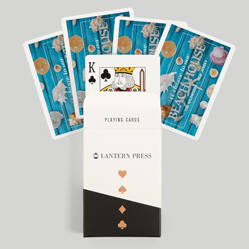 Baraja de póker Lantern Press Wildwood New Jersey 52 cartas miniatura 6