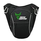 Eshow Bolsa de Pierna y Cintura para Hombres en Nylon, Riñonera Multifuncional para Herramientas de Trabajo y Motocicletas, Adecuada para Montañismo, Ciclismo y Senderismo
