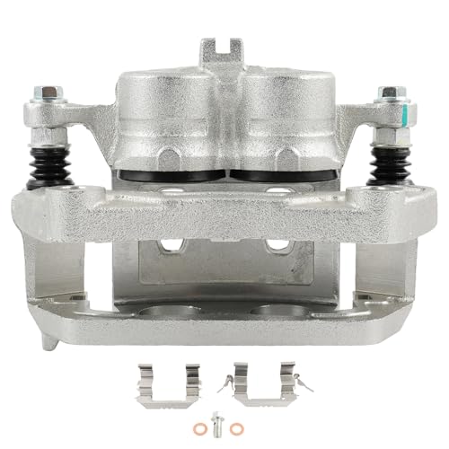 Image of SCITOO 19B3310 Front Left Disc Brake Caliper w /Bracket Fit For Infiniti For FX35 2006-2012,For Infiniti For FX37 2013,For Infiniti For FX45 2006-2008, Double Pistons