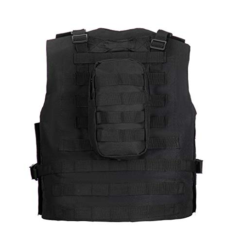 Jipemtra Tactical Molle Airsoft Vest Adjustable Paintball Combat Training Vest Detachable #TOP4