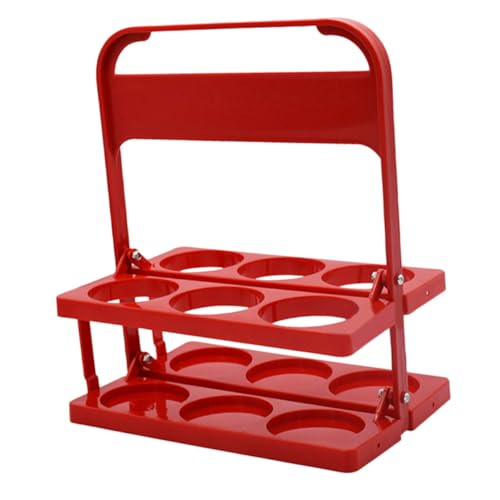 SOLUSTRE Folding Beer Bottle Carrier Portable Beer Rack Organizer for Easy Transport for Parties Outdoor Events and Home Use