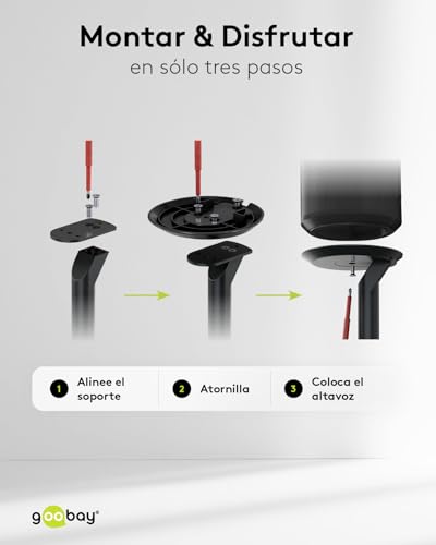 Soporte de altavoz para Sonos Era 100 de pie con gestión de cables ocultos 71026 4